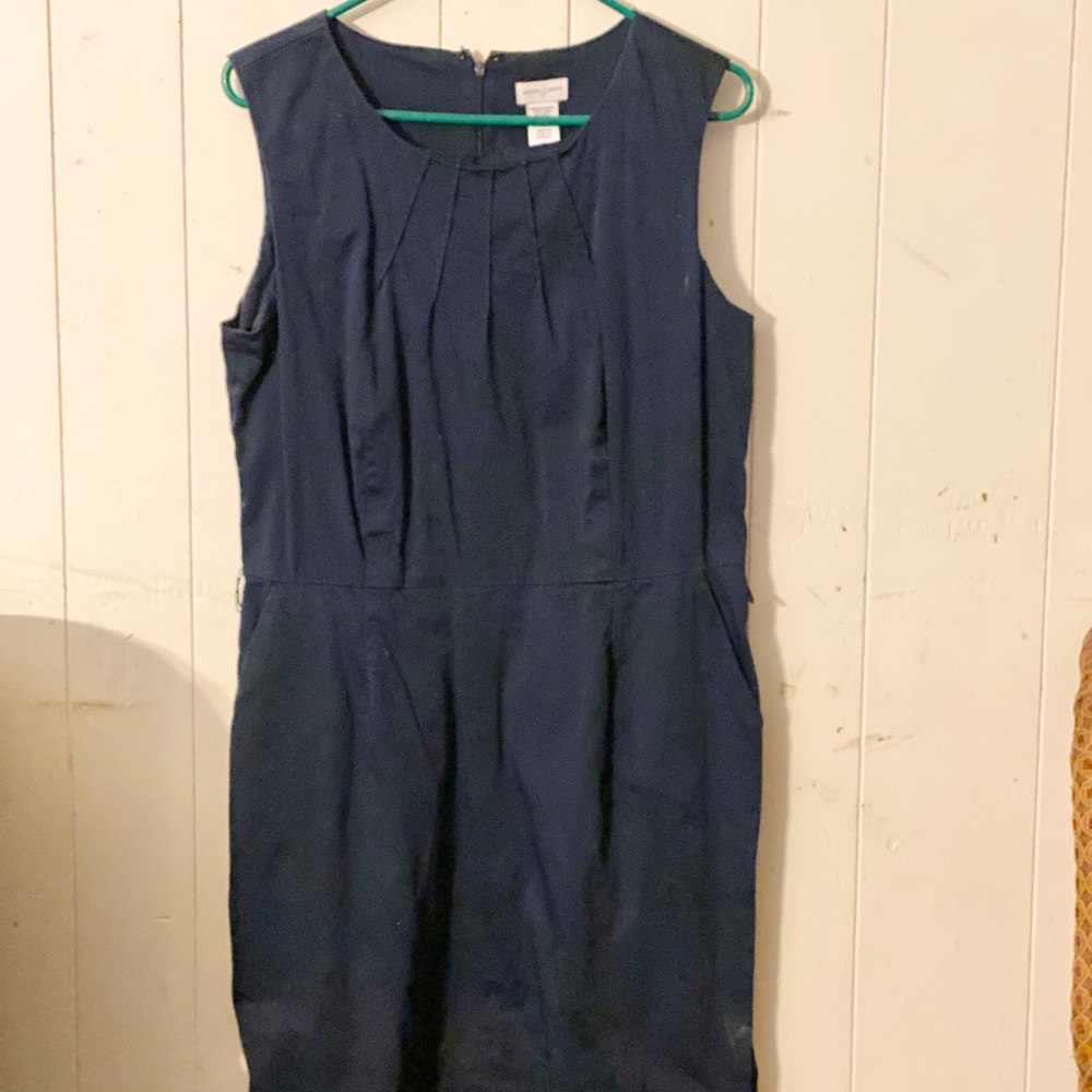 Jaclyn Smith Navy Dress